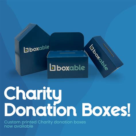 personalised charity box|Boxable .